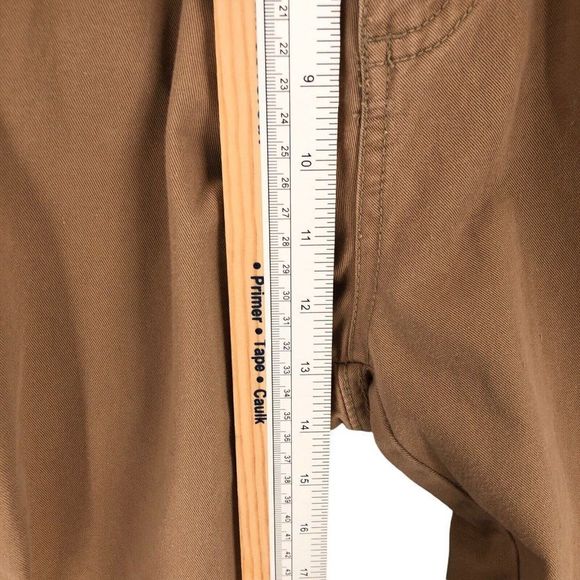 ReliQ Industries Cargo Shorts Mens 32 Khakis Tan Hook & Loop Cotton Casual 90s - Picture 7 of 12